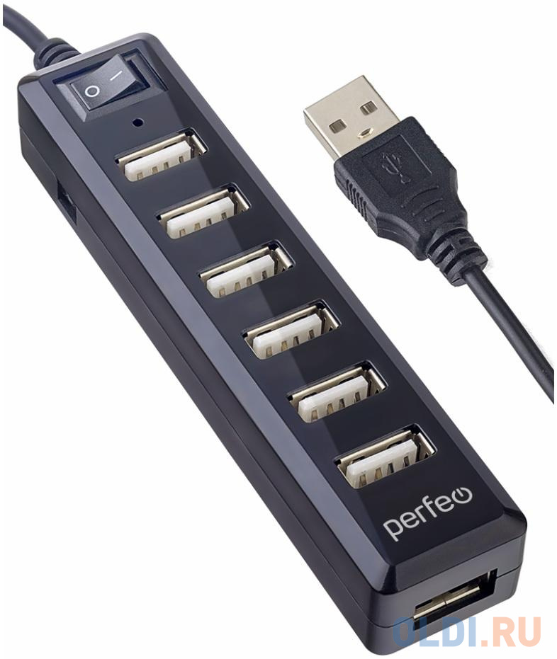  USB 2.0 Perfeo PF-H034 7 x USB 2.0 