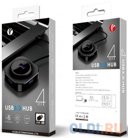 Концентратор USB3 4PORT DH307 VCOM Концентратор USB3 4PORT DH307 VCOM фото