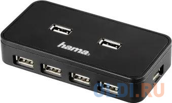

Разветвитель USB 2.0 HAMA Active1:7 7 x USB 2.0 черный