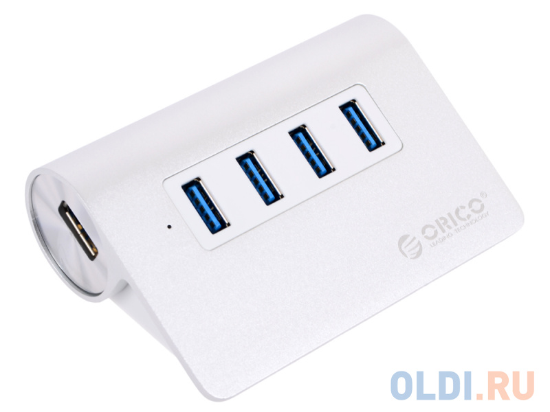

Концентратор USB Orico M3H4 (серебристый) USB 3.0 x 4