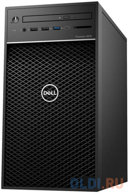 

ПК Dell Precision 3630 MT i7 8700 (3.2)/8Gb/SSD256Gb/P1000 4Gb/DVDRW/Windows 10 Professional 64/GbitEth/460W/клавиатура/мышь/черный