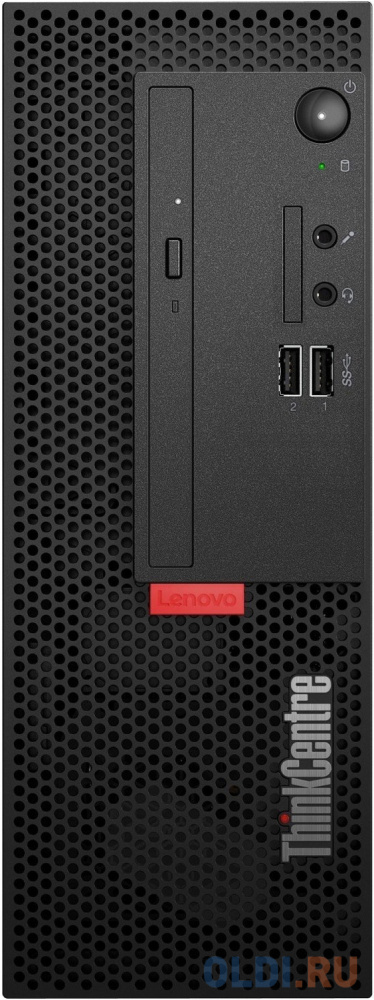 

ПК Lenovo ThinkCentre M720e SFF PG G5420 (3.8)/4Gb/SSD256Gb/UHDG 610/DVDRW/noOS/GbitEth/180W/клавиатура/мышь/черный