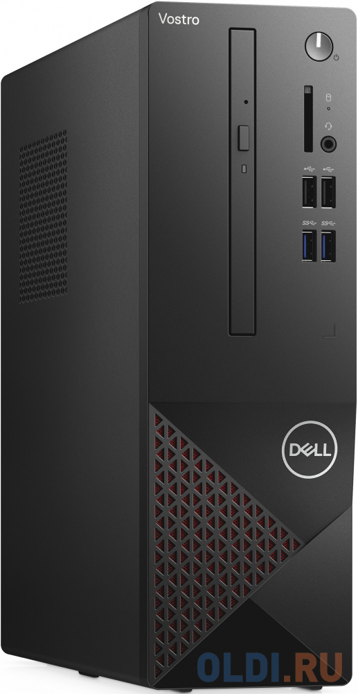 

ПК Dell Vostro 3681 SFF i5 10400 (2.9)/8Gb/1Tb 7.2k/UHDG 630/DVDRW/CR/Windows 10 Professional/GbitEth/WiFi/BT/200W/клавиатура/мышь/черный