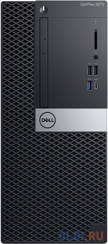 

ПК Dell Optiplex 5070 MT i7 9700 (3)/8Gb/1Tb 7.2k/UHDG 630/DVDRW/Windows 10 Professional Multi Language/GbitEth/260W/клавиатура/мышь/черный
