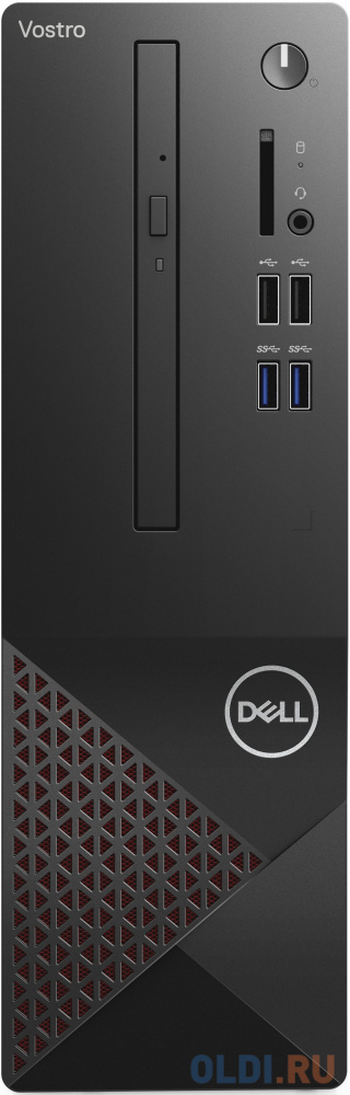 

ПК Dell Vostro 3681 SFF i5 10400 (2.9)/8Gb/SSD256Gb/UHDG 630/DVDRW/CR/Linux/GbitEth/WiFi/BT/200W/клавиатура/мышь/черный