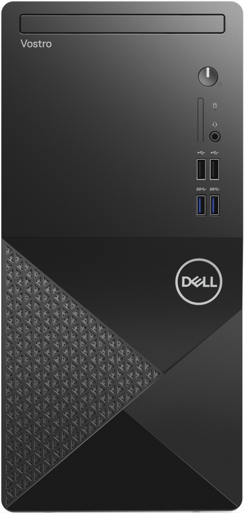 

ПК Dell Vostro 3888 MT i3 10100 (3.6)/4Gb/1Tb 7.2k/UHDG 630/DVDRW/CR/Windows 10/GbitEth/WiFi/BT/260W/клавиатура/мышь/черный