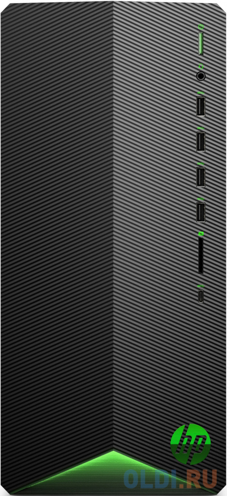 

ПК HP Pavilion Gaming TG01-1017ur <2S8F4EA> AMD Ryzen5 4600G (3.7)/16Gb/512Gb SSD/NV GTX1650 4Gb/NoODD/noKB+noMouse/DOS Shadow Black with Green LED
