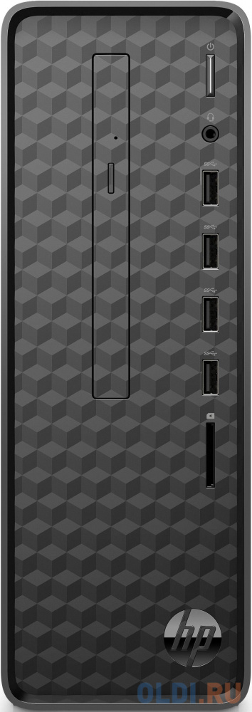 ПК HP Slim S01-aF0020ur black (AMD Athlon 3050U/8Gb/256Gb SSD/noDVD/AMD int/Dos) (376B6EA) - фото 1