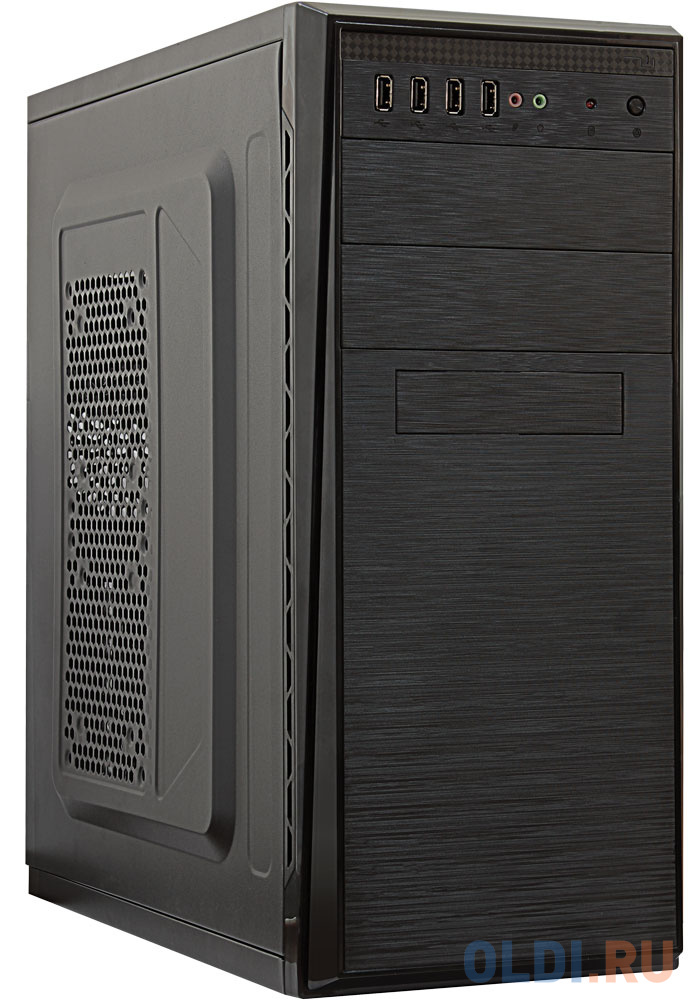 

ПЭВМ OLDI OFFICE 160 0784784>Pentium® Gold G5500 3.8GHz/H310M/DDR4 4Gb/SSD 120GB/400W/Windows® 10 Pro, Черный