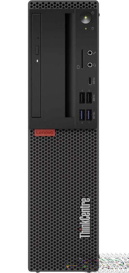 ПК Lenovo ThinkCentre M720s SFF i3 9100 (3.6)/4Gb/SSD256Gb/DVDRW/noOS/180W/клавиатура/мышь/черный 10ST0077RU - фото 1