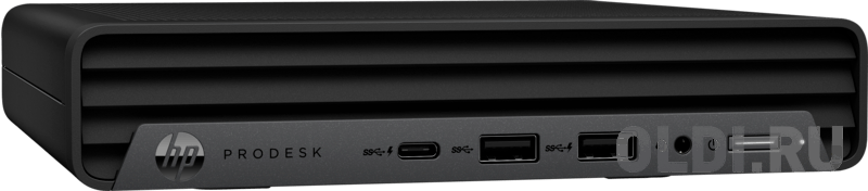 

HP ProDesk 600 G6 Mini Intel Pentium Gold G6400 4GHz,4Gb DDR4-2666(1),128Gb SSD M.2 NVMe TLC,WiFi+BT,USB Kbd+USB Mouse,HDMI,3/3/3yw,Win10Pro, Черный
