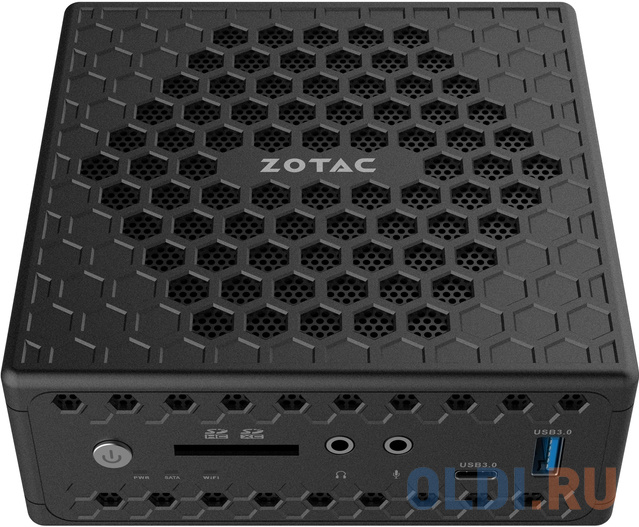 Платформа ZBOX-CI331NANO-BE FANLESS, Intel N5100, 2X DDR4-2933, 2x GLAN, WIFI ac, BT, SATA III SLOT, DP/HDMI/VGA, EU+UK PLUG (622878) фото