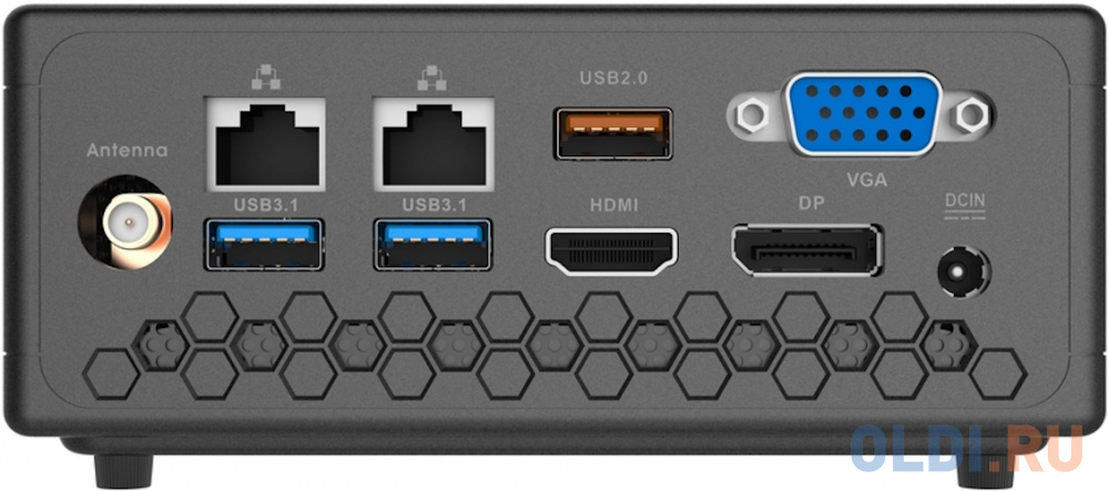 Платформа ZBOX-CI331NANO-BE FANLESS, Intel N5100, 2X DDR4-2933, 2x GLAN, WIFI ac, BT, SATA III SLOT, DP/HDMI/VGA, EU+UK PLUG (622878) фото