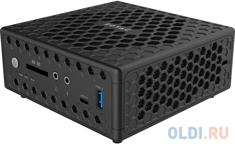 Платформа ZBOX-CI331NANO-BE FANLESS, Intel N5100, 2X DDR4-2933, 2x GLAN, WIFI ac, BT, SATA III SLOT, DP/HDMI/VGA, EU+UK PLUG (622878) фото