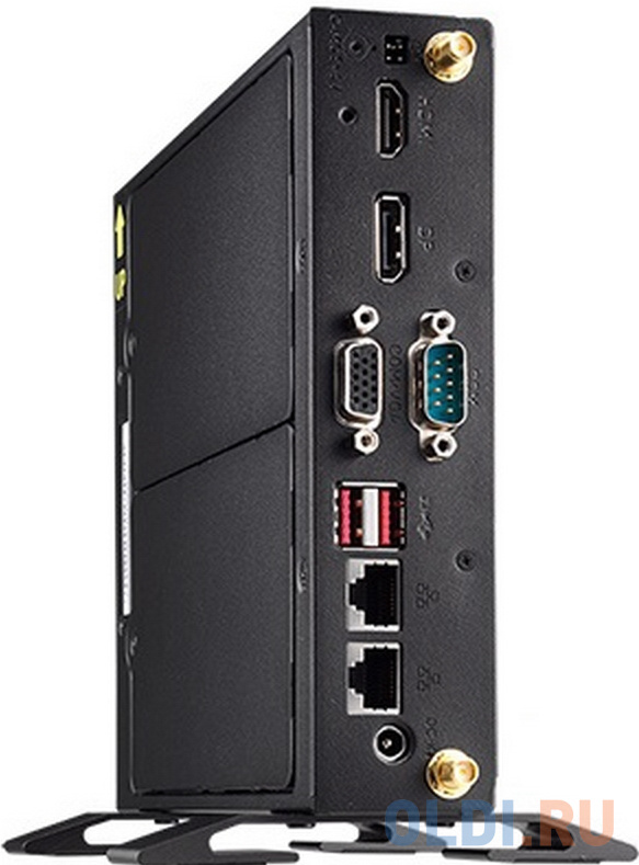 DS20U Intel Celeron 5205U Fanless Support 1080P FHD /2xHDMI+DP/2xDDR4L 2400 Mhz SODIMM Max 32GB/ 2хGLan, 802.11 b/g/n WLAN /COM/SD card reader, 65W ad фото