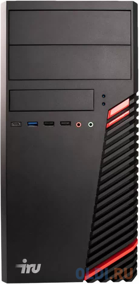 

ПК IRU Office 510H4SM MT i3 10105 (3.7) 8Gb SSD480Gb UHDG 630 Free DOS GbitEth 400W черный