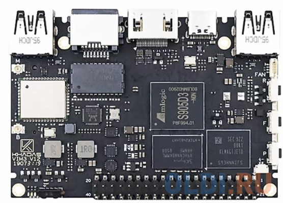 

VIM3L Amlogic S905D3 with 1.2 TOPS NPU, 2GB LPDDR4/X, 16GB eMMC, AP6398S (KVIM3-L-002)