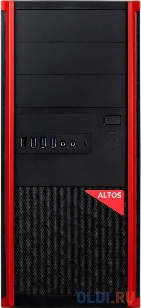 Altos P10 F7/Intel Core i5-11400 2.60GHz Hexa/8GB+256GB SSD/GF RTX3070 8GB/noOS/1Y/BLACK+RED