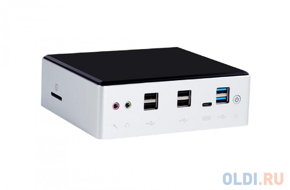 платформа ПК/ Nettop HIPER NUG, Intel Core i5-10210U, 2* DDR4 SODIMM 2400MHz, UHD-графика Intel (DP+HDMI), 1*Type-C, 4*USB2.0, 4*USB3.0, 2*LAN, 1*2.5H фото