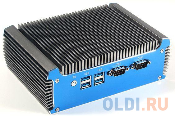 Неттоп Hiper M11 Cel J4125 (2) 4Gb SSD256Gb UHDG 600 CR noOS 2xGbitEth WiFi BT 60W синий/серый 65GFBDK5QJ - фото 1