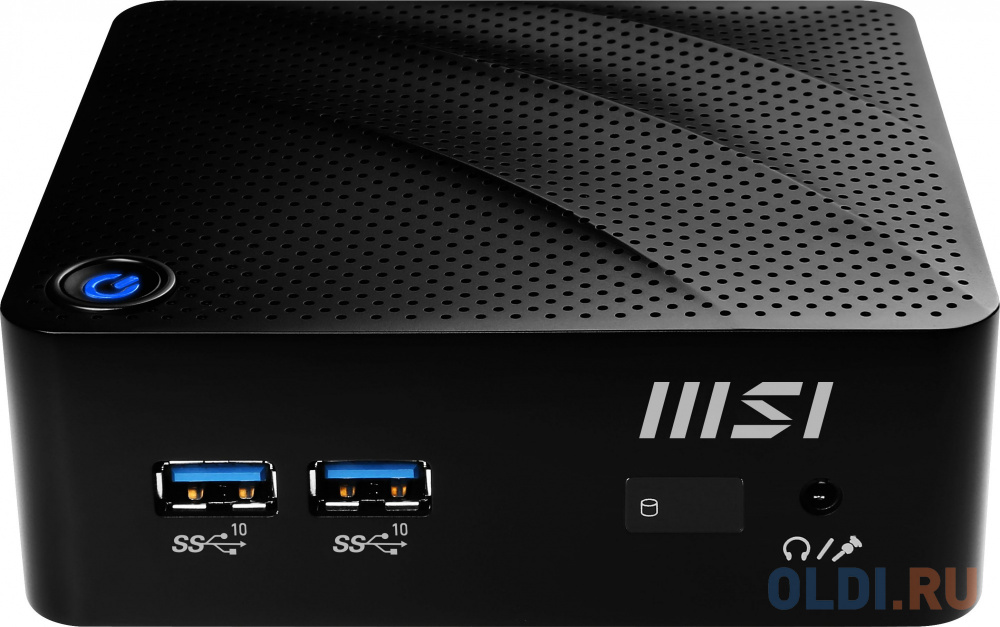 

Неттоп MSI Cubi N JSL-068XRU slim PS N6000 (1.1) 8Gb SSD250Gb UHDG noOS GbitEth WiFi BT 65W черный