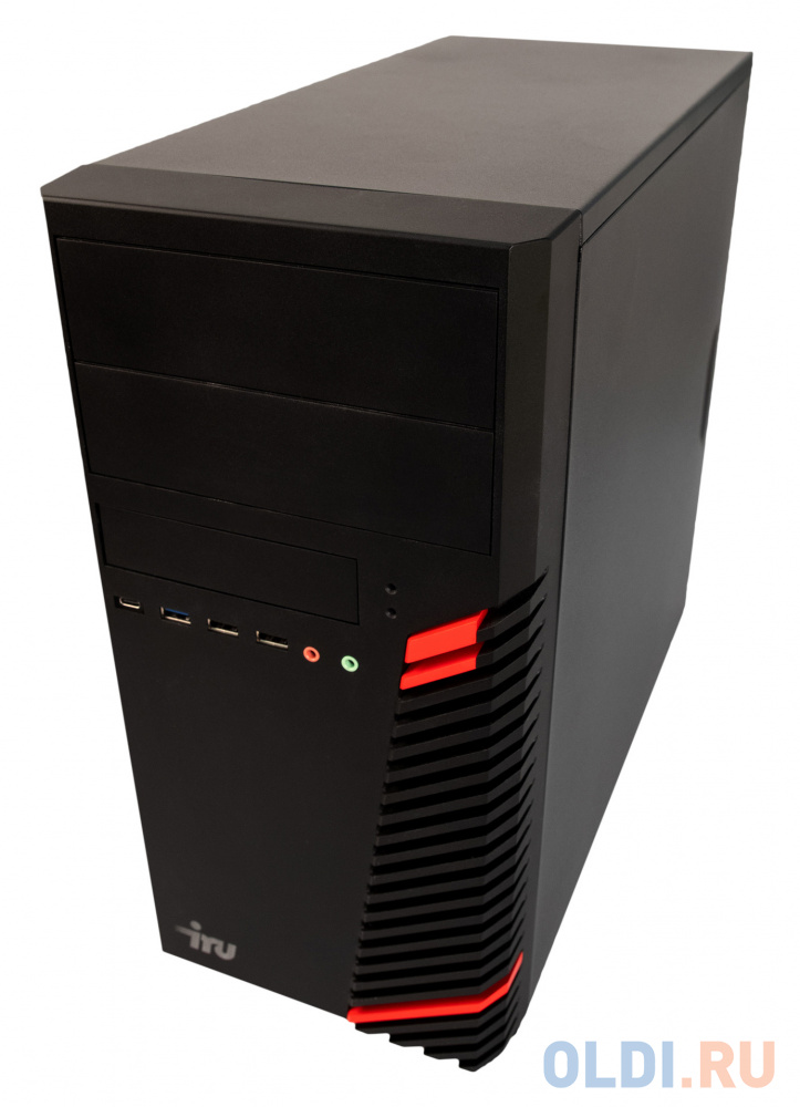 ПК IRU Опал 515 MT i5 10400 (2.9) 8Gb SSD256Gb UHDG 630 Free DOS GbitEth 400W клавиатура мышь черный фото