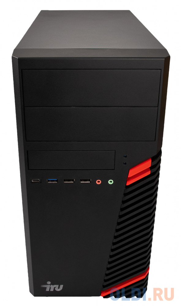 ПК IRU Опал 515 MT i5 10400 (2.9) 8Gb SSD256Gb UHDG 630 Free DOS GbitEth 400W клавиатура мышь черный фото
