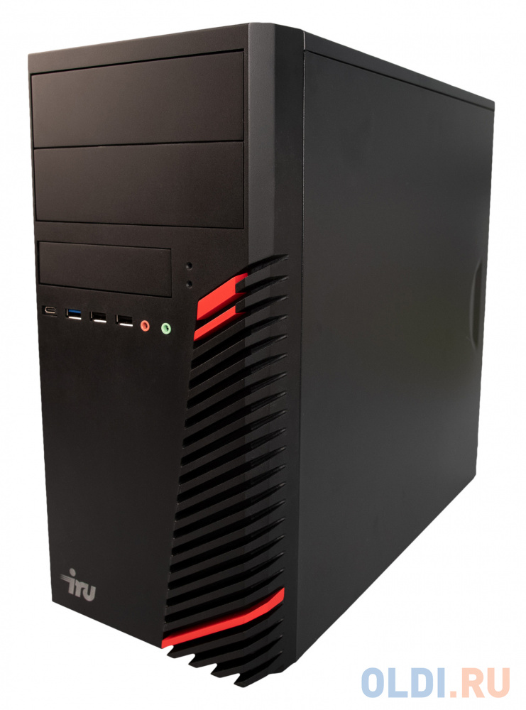 ПК IRU Опал 515 MT i5 10400 (2.9) 8Gb SSD256Gb UHDG 630 Free DOS GbitEth 400W клавиатура мышь черный фото