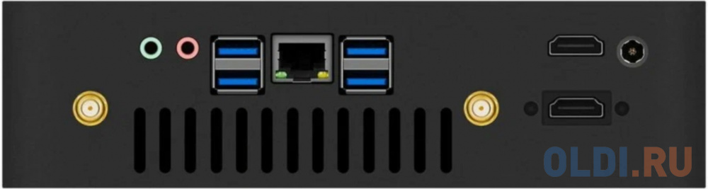 Неттоп Rombica G6 TXG641D PG G6405 (4.1) 4Gb SSD128Gb UHDG 610 noOS GbitEth WiFi BT черный PCMI-0052 - фото 2