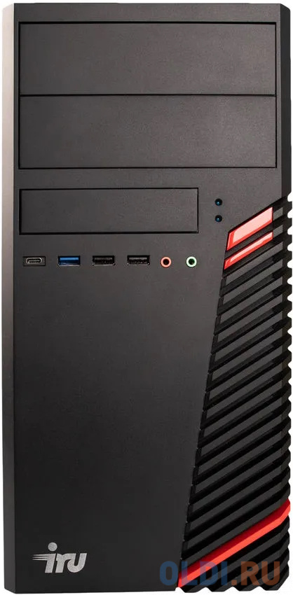 

ПК IRU Home 310H5SM MT Cel G5905 (3.5) 8Gb SSD240Gb UHDG 610 Windows 11 Professional 64 GbitEth 400W черный