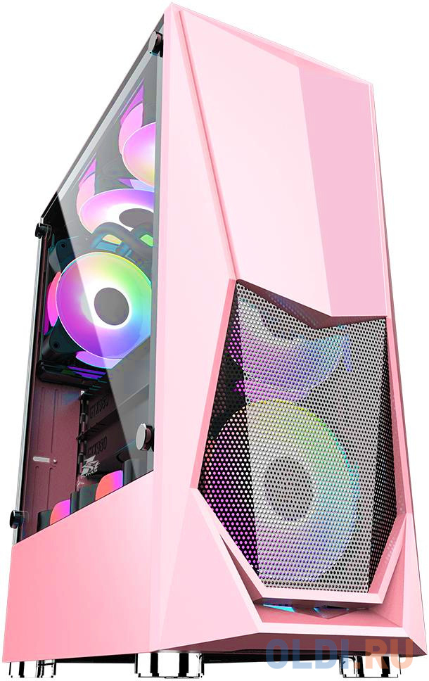 

Системный блок OLDI Computers HOME 330 0802351, Розовый