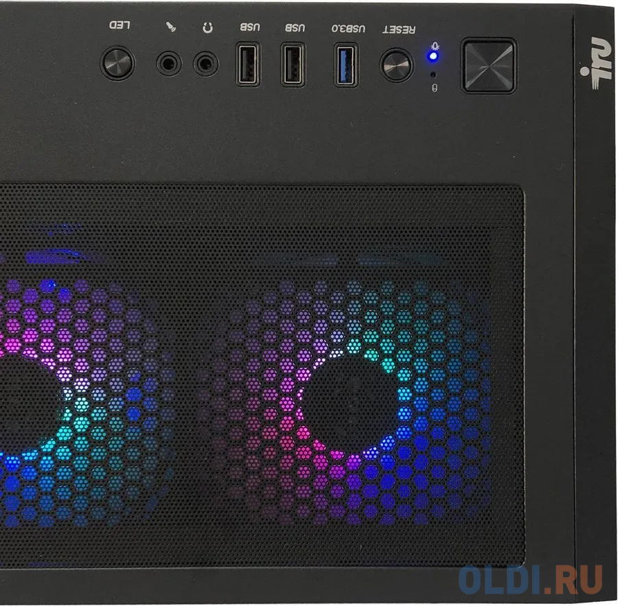 Компьютер iRU Office 510B5GPi,  Intel Core i7 11700,  DDR4 16ГБ, 1ТБ(SSD),  Intel UHD Graphics 750,  Free DOS,  черный [1829609] фото