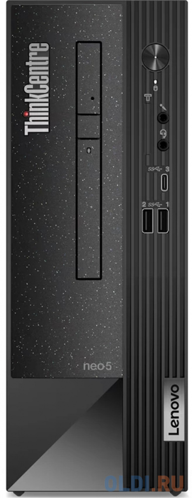 ПК Lenovo Neo 50s SFF i5 12400 (2.5) 8Gb SSD256Gb UHDG 730 CR Windows 11 Professional 64 GbitEth 260W kb мышь черный (11T0003JRU)