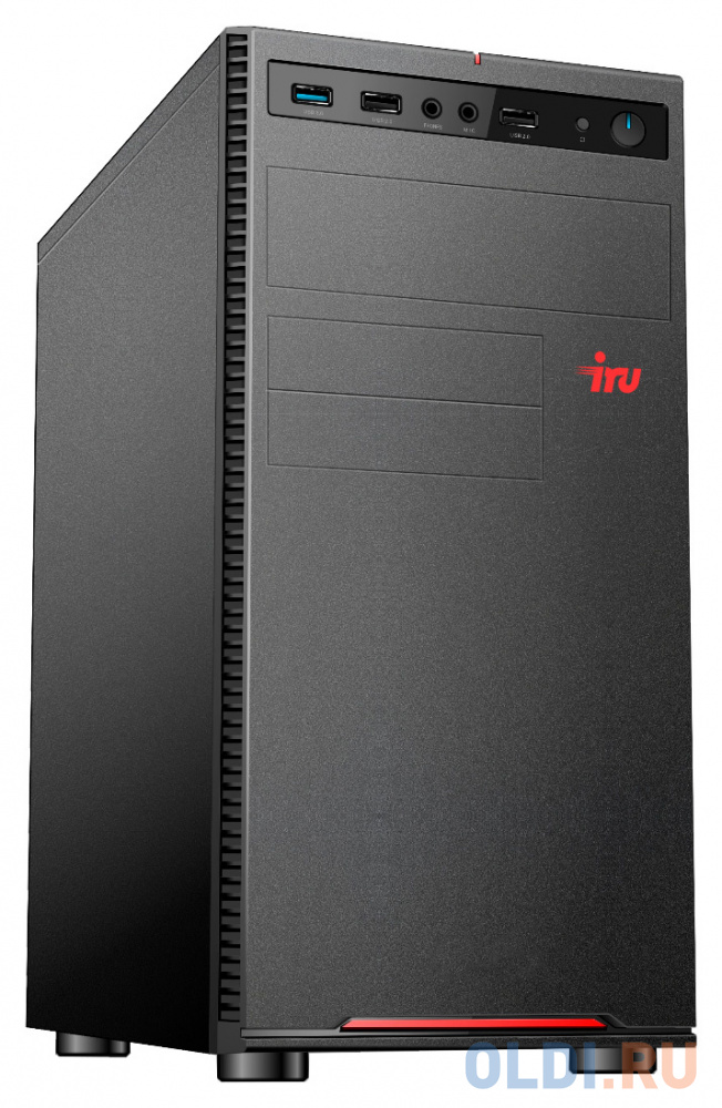 Компьютер iRu Home 310H5SE, цвет черный, размер 165х350х350 мм