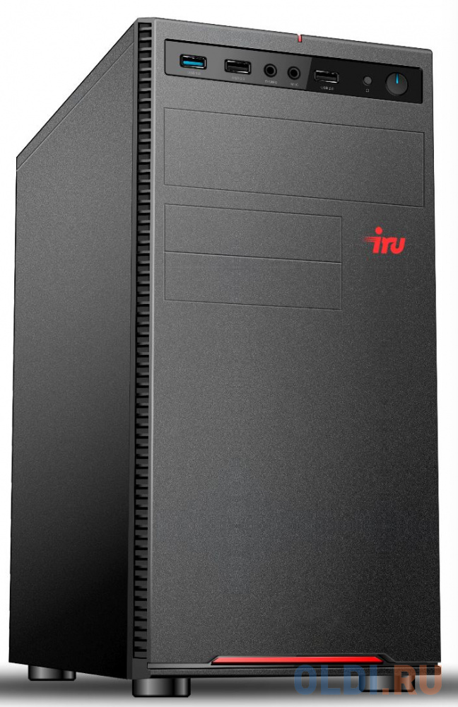 Компьютер iRu Home 310H5SE, цвет черный, размер 210х392х428 мм