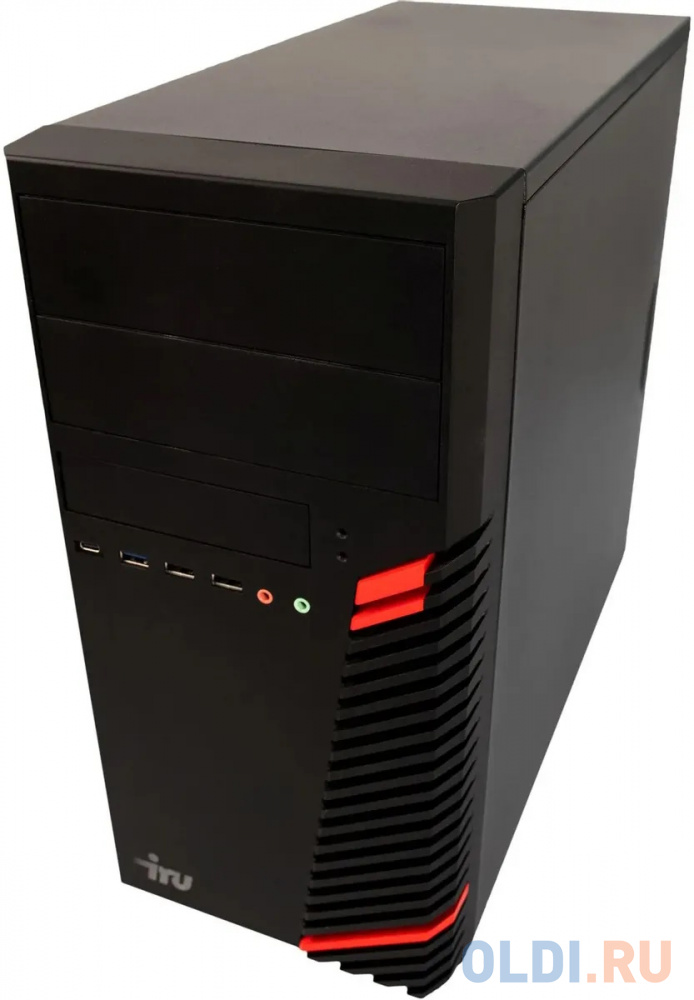 Компьютер iRu 310H6SE MT, цвет черный, размер 170 х 350 х 395 мм 1976457 12400 - фото 3