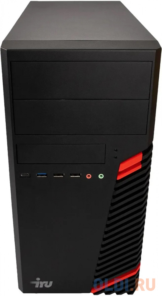 Компьютер iRu 310H6SE MT, цвет черный, размер 170 х 350 х 395 мм 1976457 12400 - фото 4