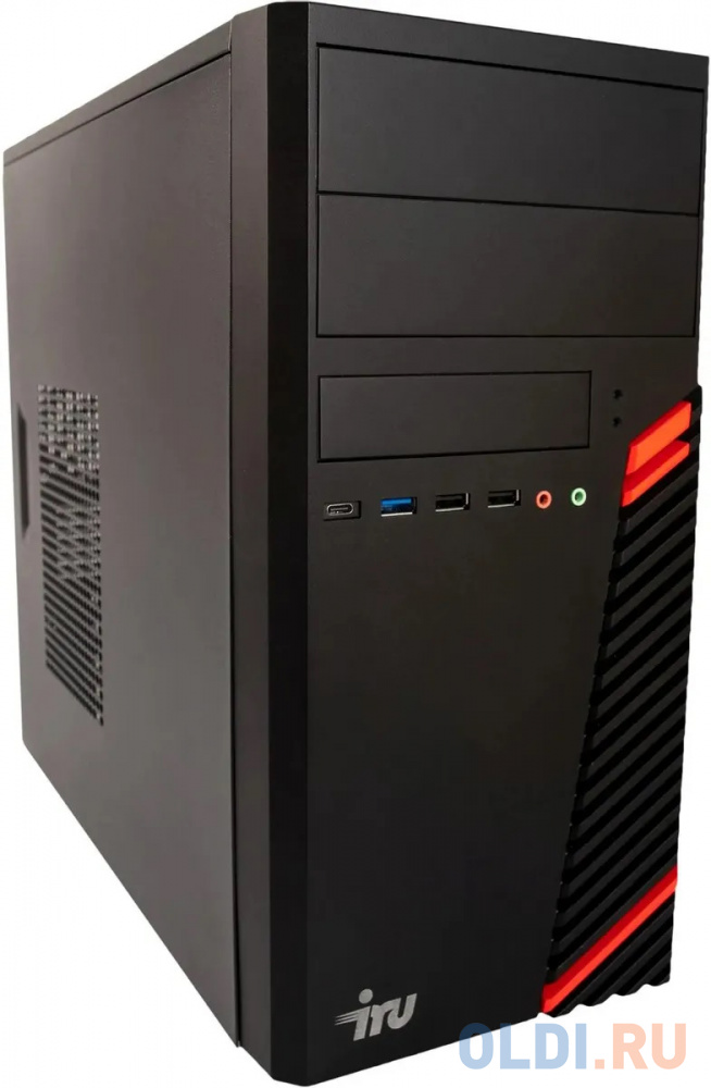 Компьютер iRu 310H6SE MT, цвет черный, размер 170 х 350 х 395 мм 1976457 12400 - фото 5