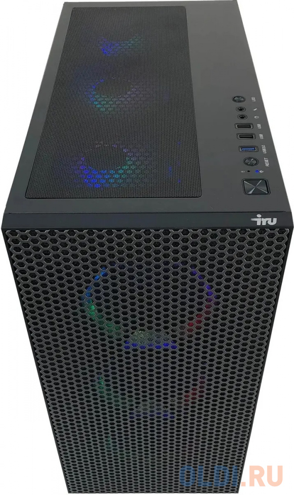 Компьютер iRu Game 717, цвет черный, размер 215х470х425 мм 1623862 11700F - фото 8
