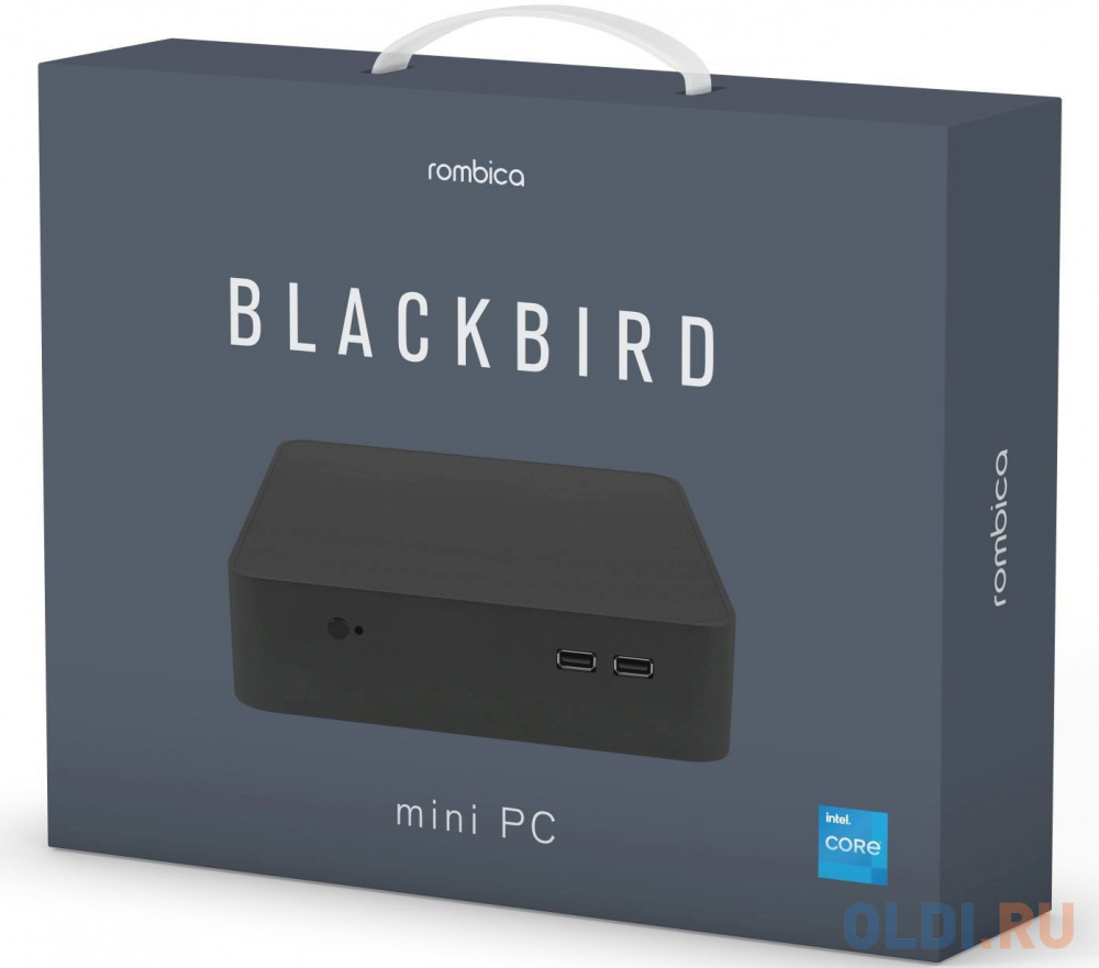 Неттоп Rombica Blackbird i3 HX12185D, цвет черный, размер 198x52x198 мм PCMI-0221 12100 - фото 2