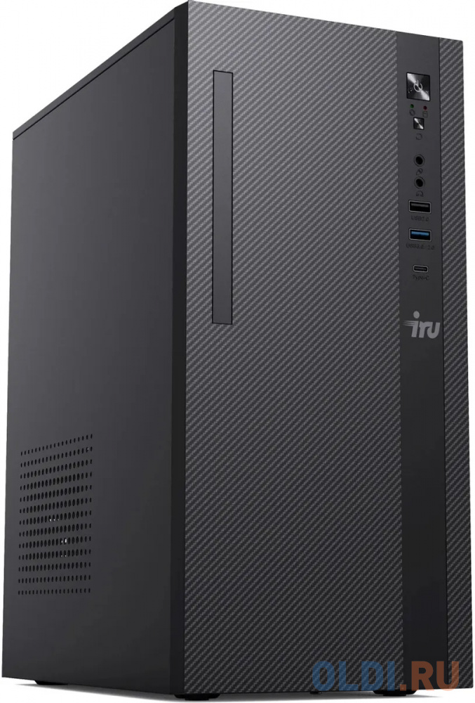 Компьютер iRu 310SC MT, цвет черный, размер 163 х 275 х 370 мм