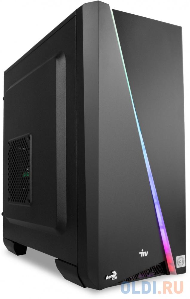 Компьютер iRu Game 320A5GE MT, цвет черный, размер 165 х 350 х 350 мм