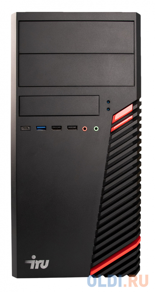 

Компьютер iRU Home 310H5SM, Intel Core i3 10105F, DDR4 16ГБ, 240ГБ(SSD), NVIDIA GeForce GT1030 - 2048 Мб, Free DOS, черный [1911445]