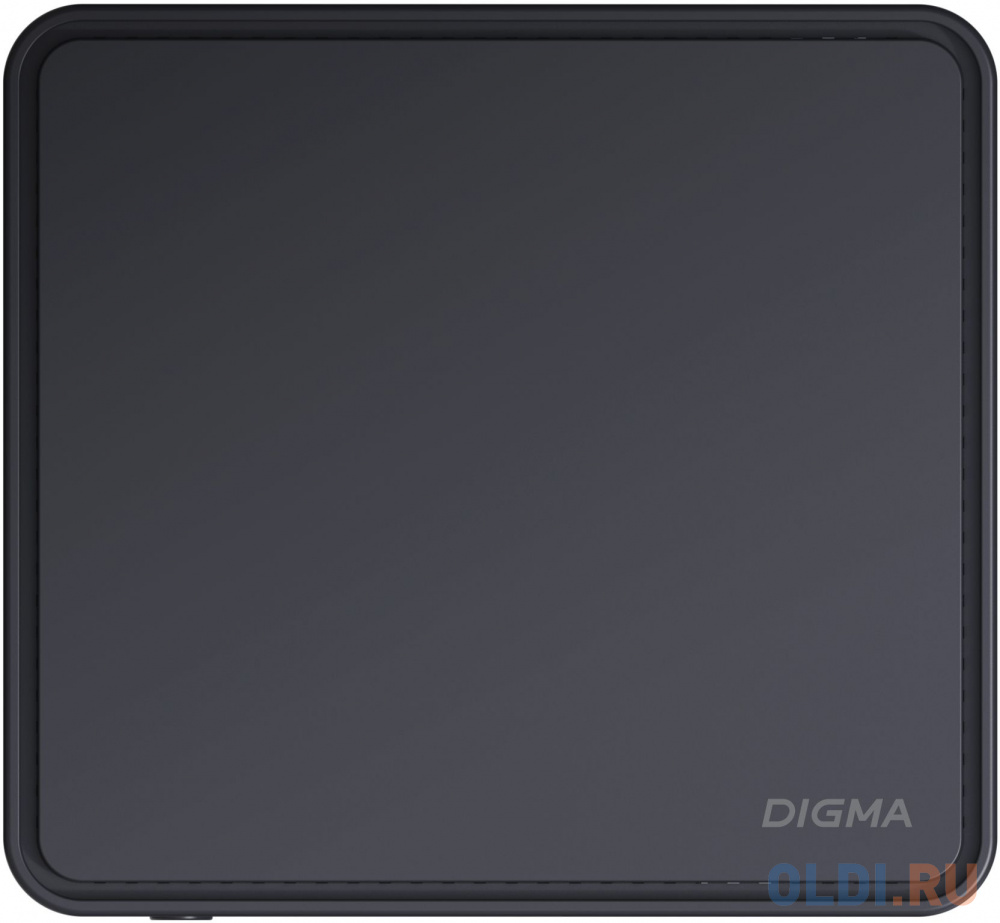 Неттоп Digma Mini Office, цвет черный, размер 125.6 х 37 х 115.3 мм