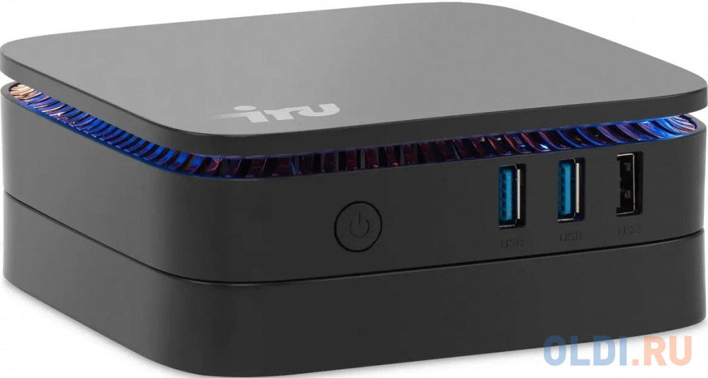 

Неттоп IRU 110JLCN Cel N5105 (2) 8Gb SSD256Gb UHDG noOS GbitEth WiFi BT черный (1975163)