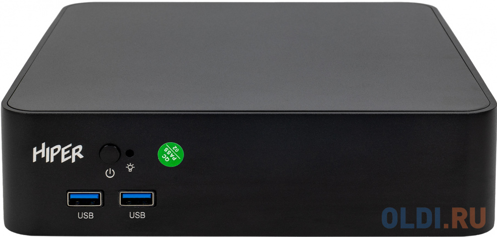 

Неттоп Hiper ACTIVEBOX AS8 i3 10105 (3.7) 8Gb SSD256Gb UHDG 630 Windows 10 Professional GbitEth WiFi BT 120W черный (AS8-I3105R8S2WPB)