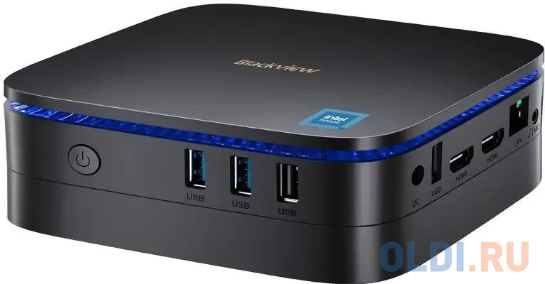 

Мини ПК Blackview MP60 (Intel N5095) 16+512GB, WIFI a/b/g/n/ac, Bluetooth 4.2, Win11 Pro, USB3.0, HDMI 1.4b Type A *2, RJ45*1, 5.5/2.1mm DC Jack *1, 3