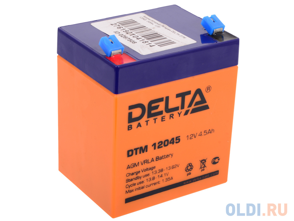 Аккумулятор delta dtm 12045