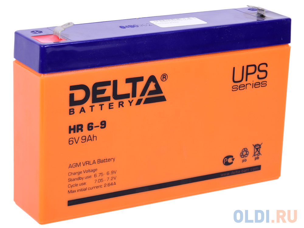 Батарея Delta HR 6-9 9Ач 6B