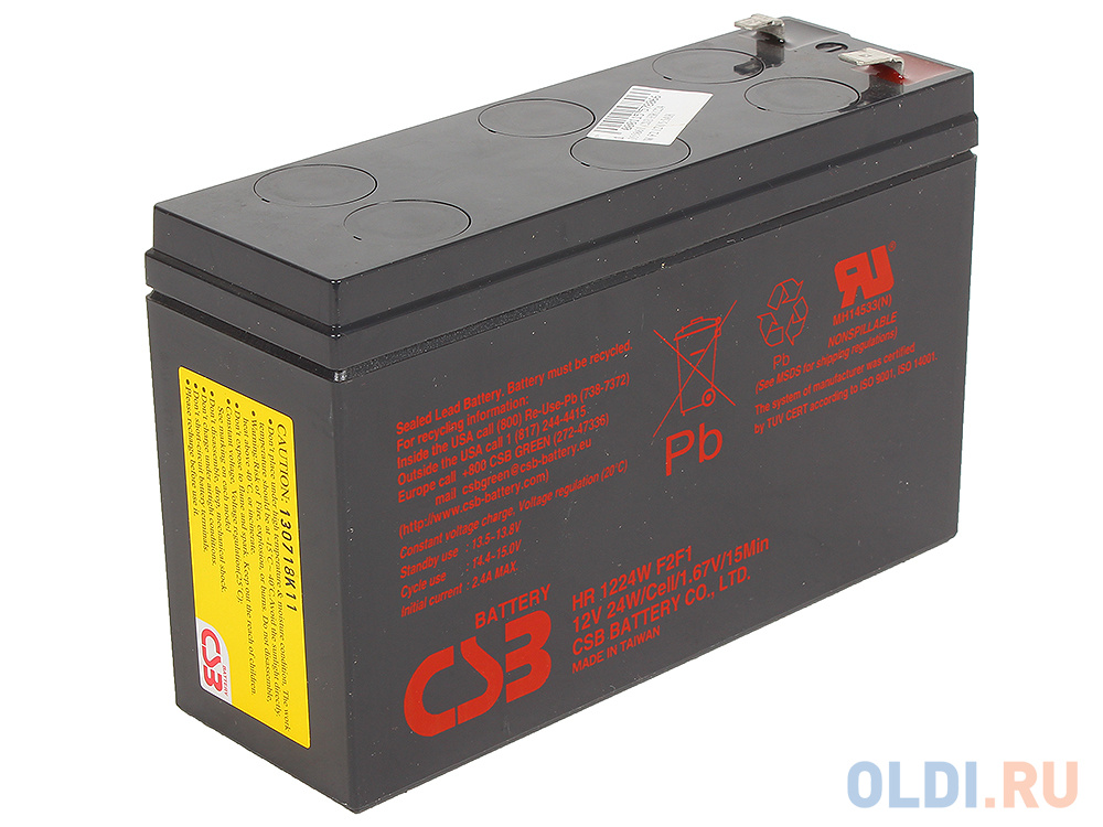 Аккумулятор csb hr 1224w